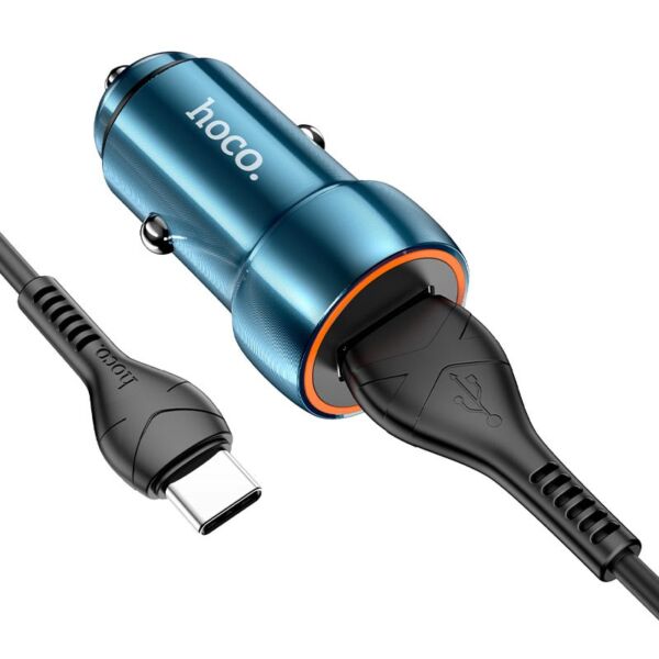 شارژر فندکی هوکو | Hoco Z46 Type-c Car Charger