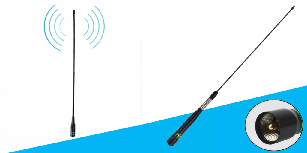 Repair and replacement of wireless walkie-talkie antenna