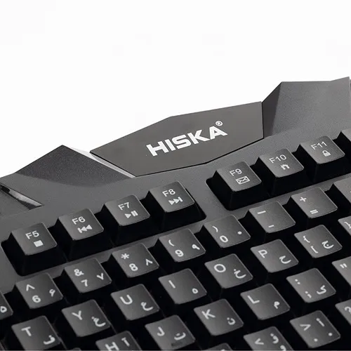 کیبورد سیمی گیمینگ هیسکا | Hiska Game Keyboard HX-KEG400
