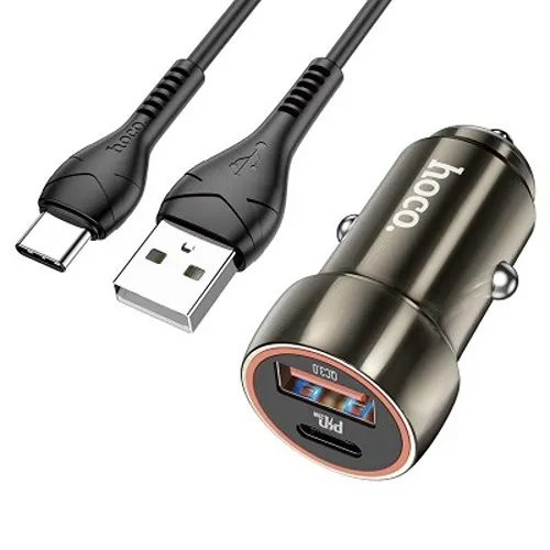 شارژر فندکی هوکو | توان خروجی 20 وات | Hoco Z46A Type-c Car Charger