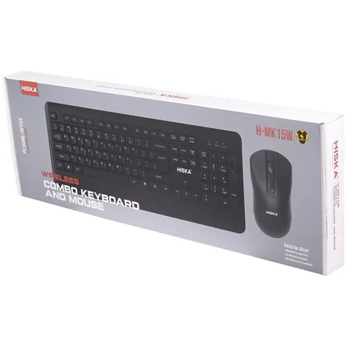کیبورد و موس بیسیم هیسکا | Hiska H-MK15W