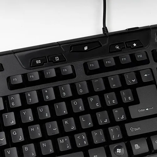 کیبورد سیمی کینگ استار | Keyboard KB86 | 135 key